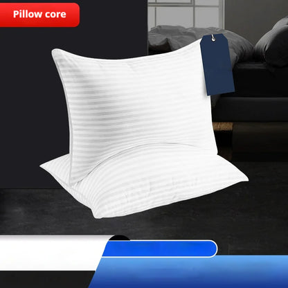 Style Loft Collection Satin Stripe Cotton Fiber Pillow Set