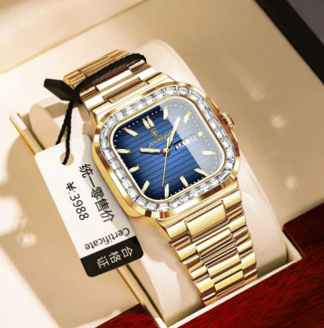 Style Loft Collection St-Imier Zircon Diamond Face Quartz Watch