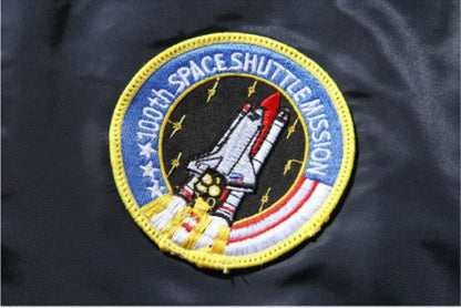 Style Loft Collection Astronaut Embroidered Flight Jacket