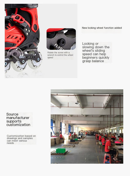 Style Loft Collection KidStyle SkaterFly Professional Adjustable Inlines