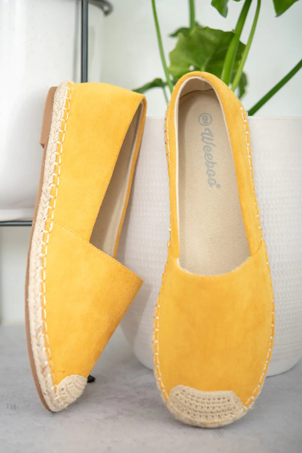 Style Loft Collection Casual Yellow Espadrille Shoes