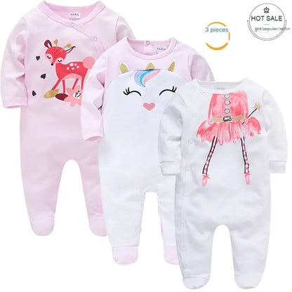 Style Loft Collection BabyStyle Charlette Haute 3-Piece Long Sleeve Onesies