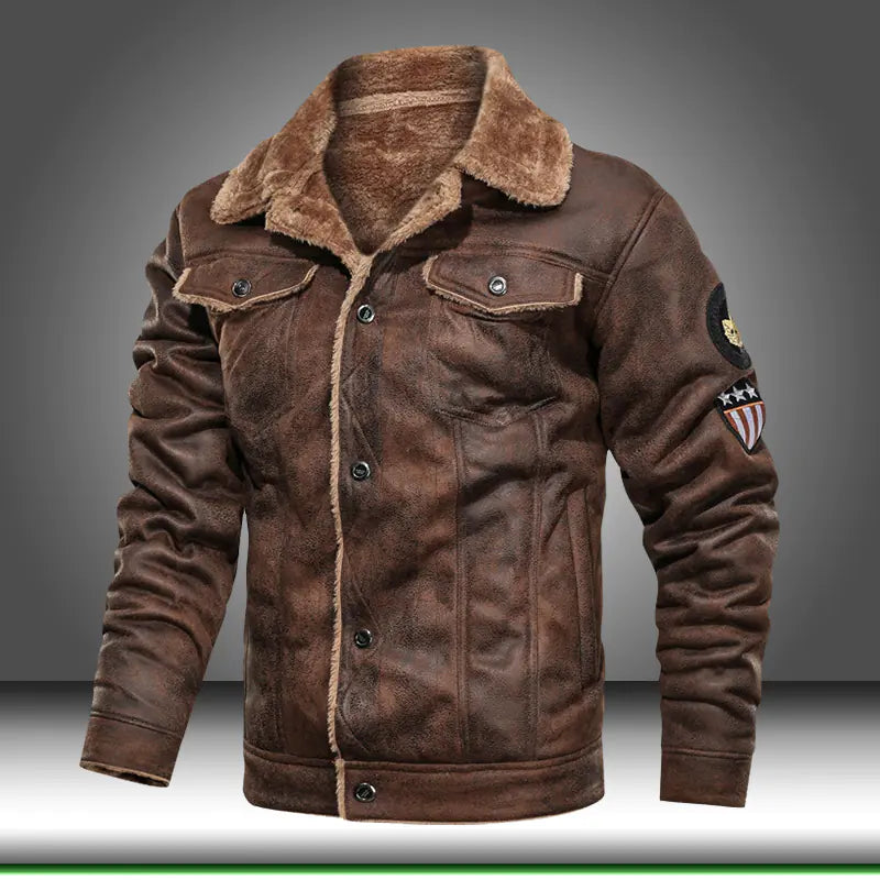 Style Loft Collection Beartooth Highway Suede Shearling Jacket
