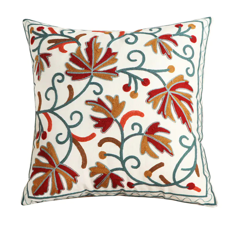 Style Loft Collection Embroidered Floral Cushion Covers