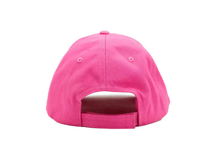 Style Loft Collection x Versace Hot Pink Cotton Embroidered Logo Adjustable Baseball Hat