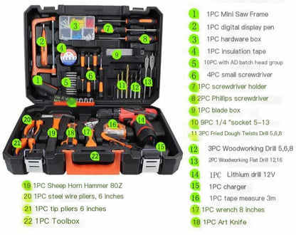 Style Loft Collection ToolStyle Multifunctional Drill and Tool Set
