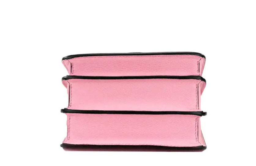 Style Loft Collection x Versace La Medusa Small Pink Leather Evening Crossbody Bag