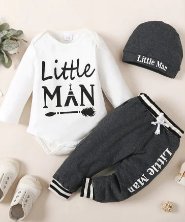 Style Loft Collection BabyStyle My Mans and Nem Long Sleeve Bodysuit and Pants Set