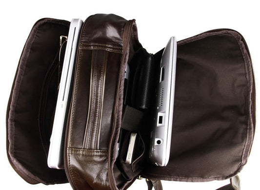 Style Loft Collection StyleTech Visageek Premier Leather Laptop Backpack
