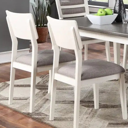 Style Loft Collection Modern Two-Tone Dining Chairs with Cushion Set