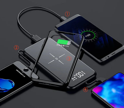 Style Loft Collection CyberStyle Mirrored Wireless Charging Power Bank