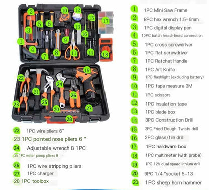 Style Loft Collection ToolStyle Multifunctional Drill and Tool Set
