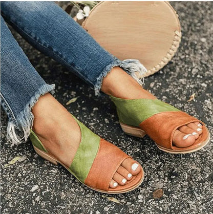 Style Loft Collection Wrapped Double Color Sandals