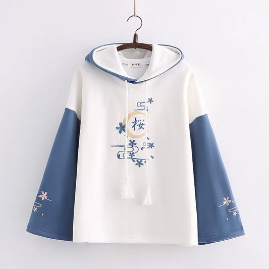 Style Loft Collection Calligraphy Hooded Sweater