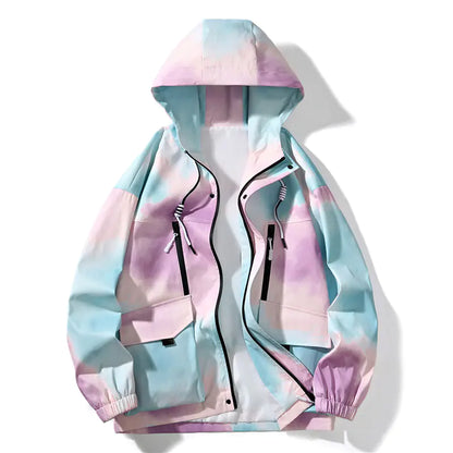 Style Loft Collection Pelling Tie Dye Hoodie Jacket