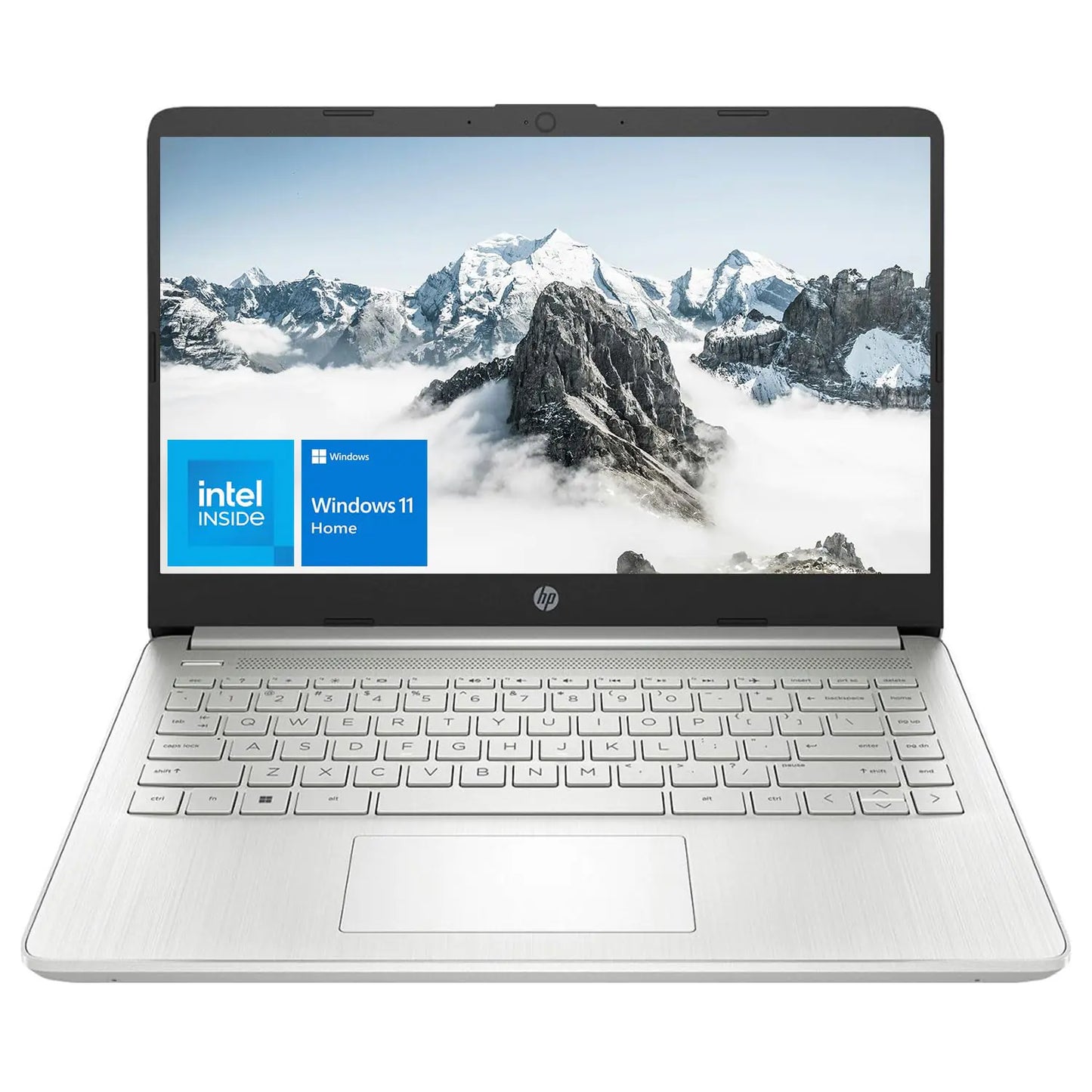Style Loft Collection x HP Portable Laptop 14" HD Display Intel Quad-core (4 Core) Processor 16GB RAM 1TB SSD Webcam HDMI SD Card Reader Wi-Fi Windows 11 Home Silver