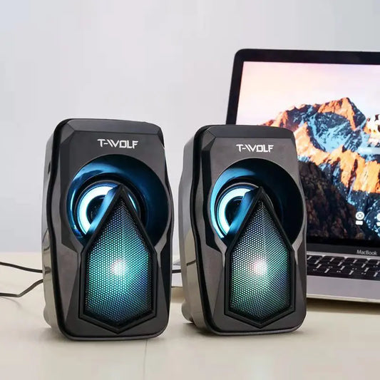 Style Loft Collection StyleTech Super Kick Luminous Mini RGB USB Speakers