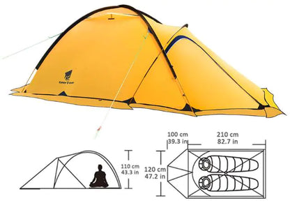 Style Loft Collection OutdoorStyle Valkra All-Season 2-Person Camping Tent