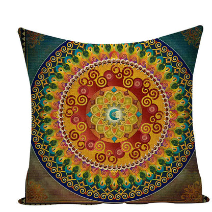 Style Loft Collection Cotton Mandala Meditating Pillow Cover