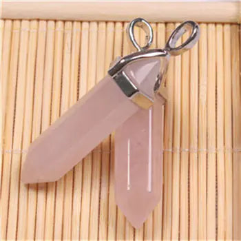 Style Loft Collection Natural Stone Crystal Agate Pendant