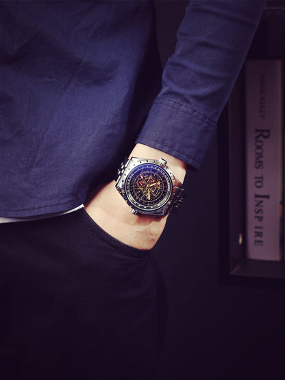 Style Loft Collection Eleganza Cronista Precision Steel Watch