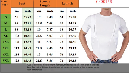 Style Loft Collection SecureStyle Concealed Carry Tactical Short Sleeve T-Shirt