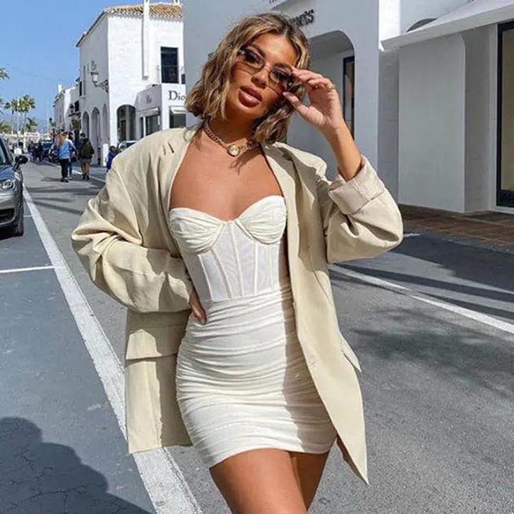 Style Loft Collection Rodeo Drive Ruffled Backless Dress