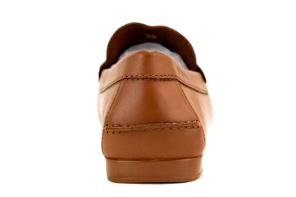 Style Loft Collection x Versace Brown Leather Gold Greek Key Loafers