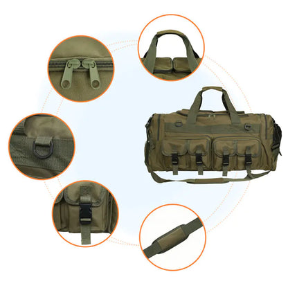 Style Loft Collection OutdoorStyle Military Grade Camping and Sports Duffle Bag