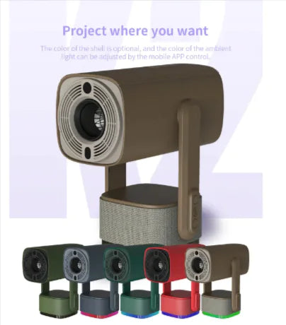 Style Loft Collection CyberStyle Wireless 4K Portable Projector and Bluetooth Speaker