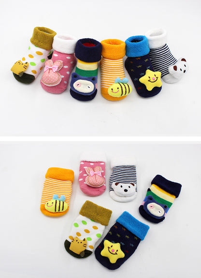 Style Loft Collection Animal Steppers Non-Slip Socks