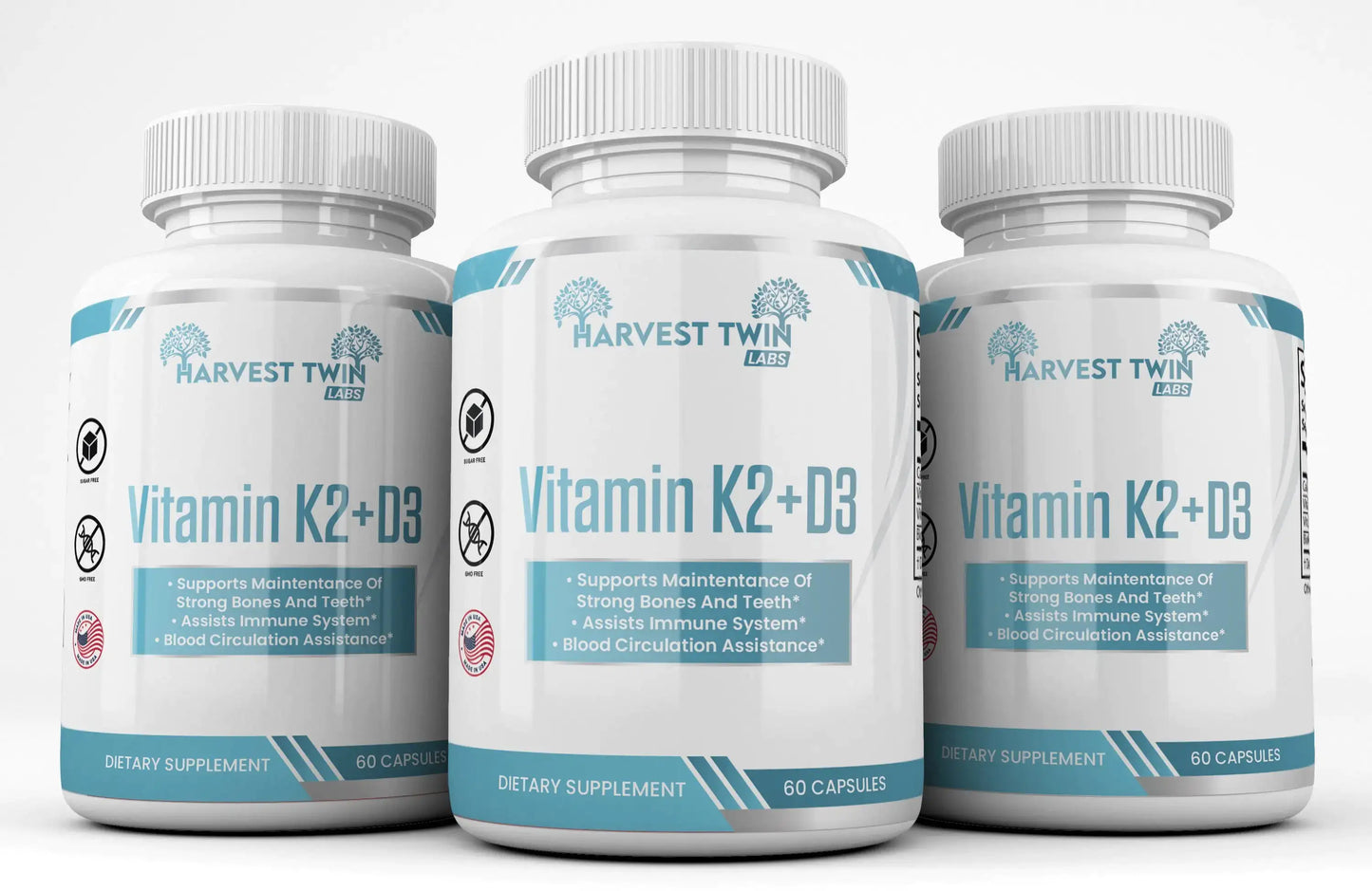 Style Loft Collection Vitamin K2 and D3 for Bones and Teeth, Immunity, and Blood Circulation