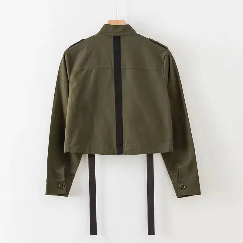 Style Loft Collection Pikes Peak Cropped Utility Jacket
