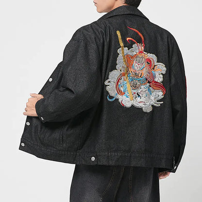 Style Loft Collection Prajna Embroidered Denim Jacket