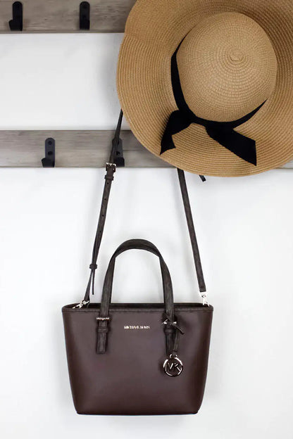 Style Loft Collection x Michael Kors XS Mocha Carryall Tote Convertible Bag