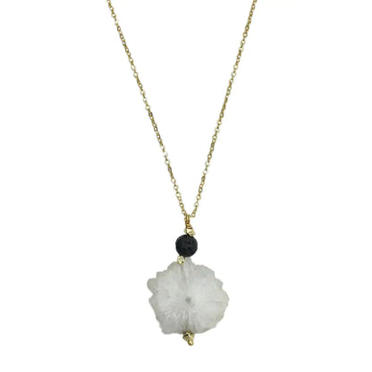 Style Loft Collection Solar Quartz Lava Necklace
