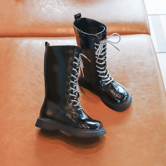 Style Loft Collection DesignerLoft High-Top Long Leather Boots