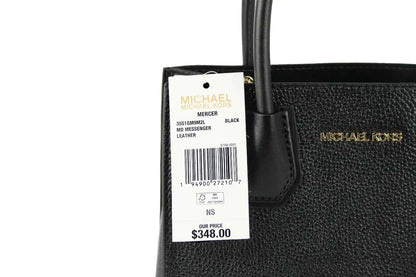 Style Loft Collection x Michael Kors Mercer Medium Black Convertible Messenger Crossbody Bag