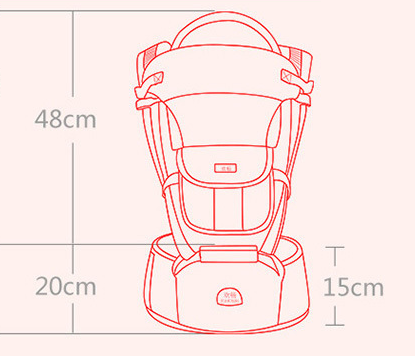 Style Loft Collection BabyLoft Back, Side, and Front Comfort Carry Pack