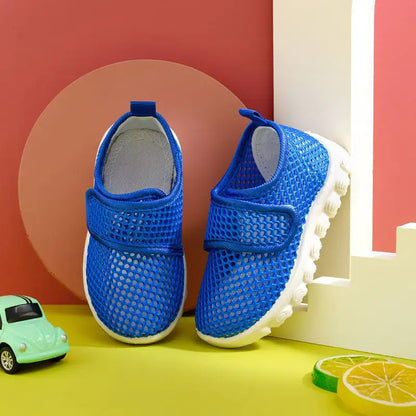 Style Loft Collection Breathable Woven Mesh Velcro Shoes