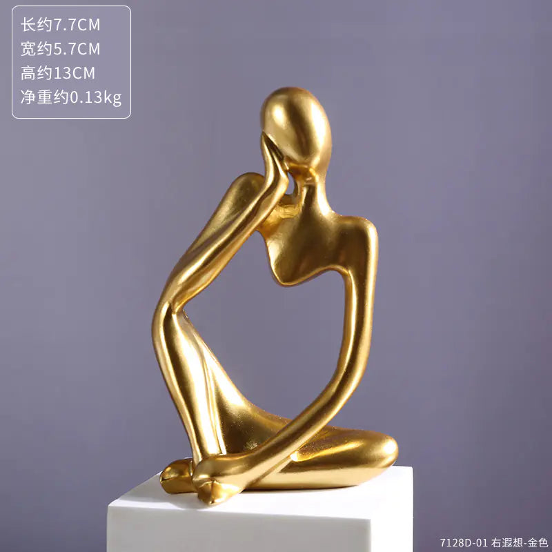 Style Loft Collection Abstract Art Thinking Figurine