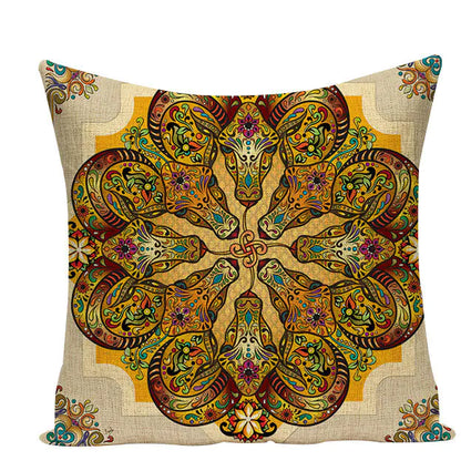 Style Loft Collection Cotton Mandala Meditating Pillow Cover