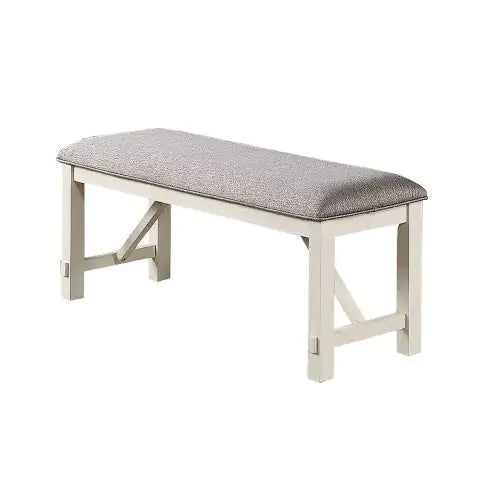 Style Loft Collection Elegant Farmhouse Dining Room Set & Cushioned Bench