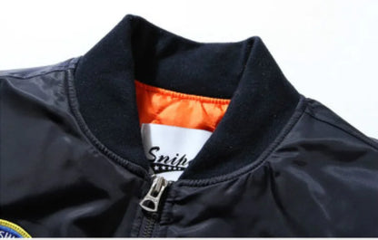 Style Loft Collection Astronaut Embroidered Flight Jacket