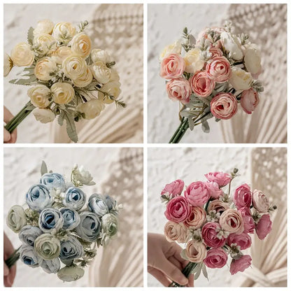 Style Loft Collection 18 Piece Silk Roses