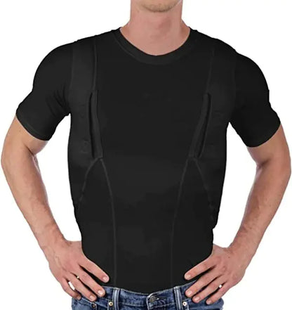 Style Loft Collection SecureStyle Concealed Carry Tactical Short Sleeve T-Shirt