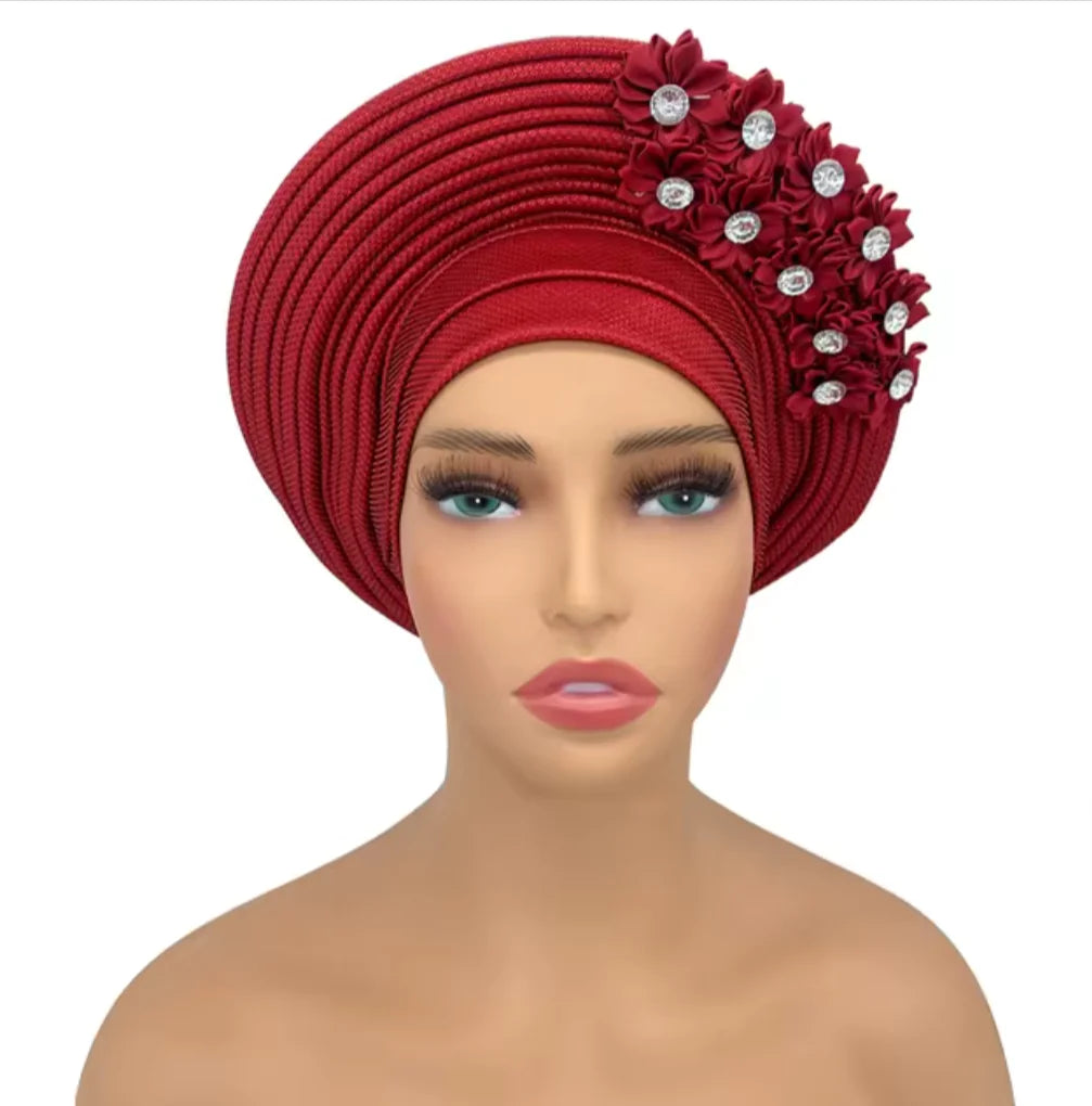Style Loft Collection Elegant Floral African Turbans