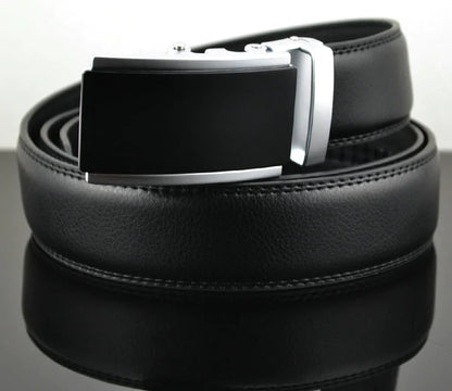 Style Loft Collection Cairns Genuine Leather Automatic Buckle Belt