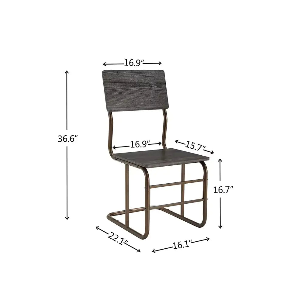 Style Loft Collection 5-Piece Wood Table & Chairs