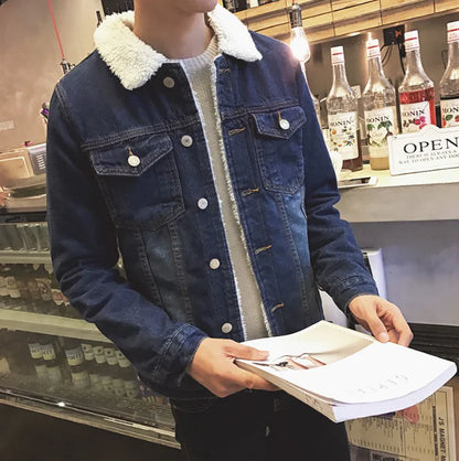 Style Loft Collection Hawkins Fleece Denim Jacket
